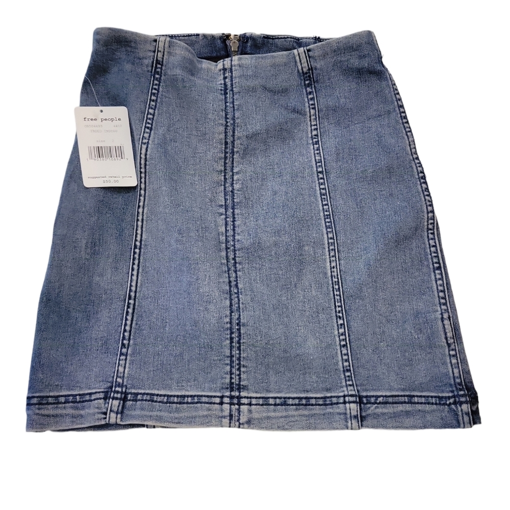 Free People Denim Skirt